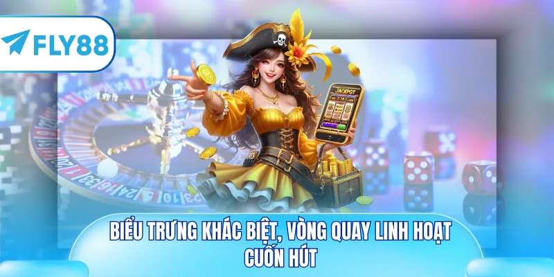 Biểu trưng khác biệt, vòng quay linh hoạt cuốn hút