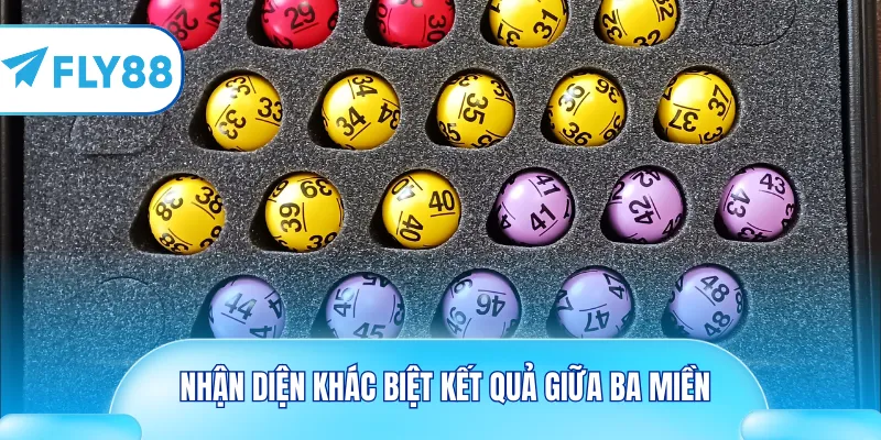 Nhận diện khác biệt kết quả giữa ba miền