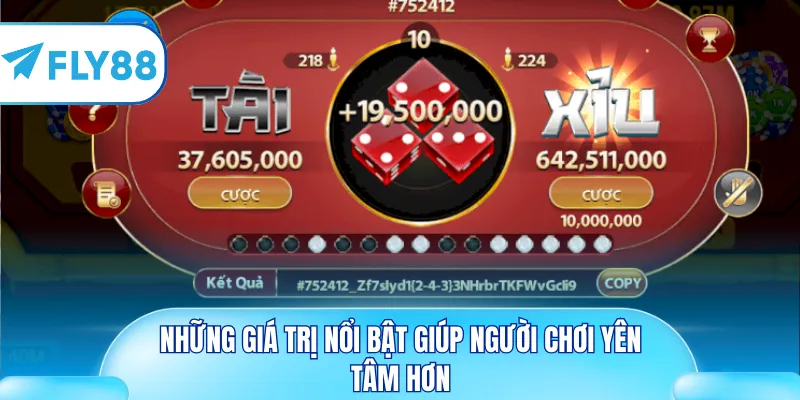 Những giá trị nổi bật giúp người chơi yên tâm hơn